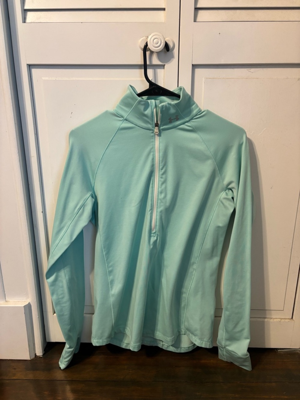 Under Armour Mint Green Half-Zip Performance Pullover